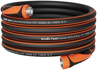 Giraffe Tools Garden Hose 5/8", 50ft Water Hose Heavy Duty by GiraffeTools