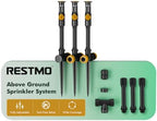 RESTMO Sprinklers for Yard, Above Ground Irrigation Garden Sprinkler System by Restmo