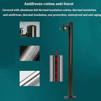 Modern Stainless Steel Garden Water Column with Faucet, Freestanding Hose Stand, Decorative Water Feature Fountain, Hydrant, for Garden Irrigation and Washing - Image 5
