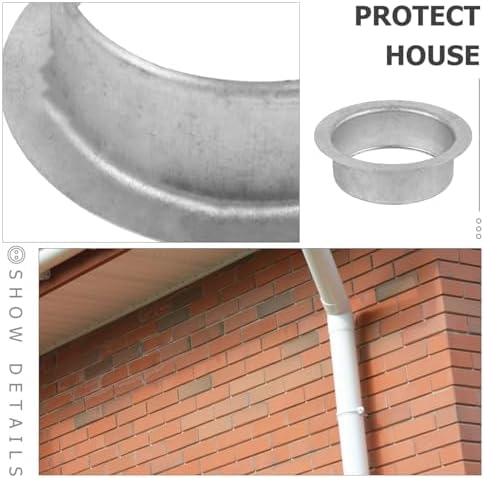 GALPADA 8pcs Rain Gutter Adapter Durable Drainage System for Roof Water Management Easy to Install Gutter Outlet Connector for Efficient Water Flow - Image 7