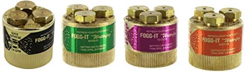 Fogg It Misting Nozzle Bundle - Includes 1/4 GPM, 1/2 GPM, 1 GPM, 2 GPM Misting Nozzles (Bundle, 4 Items) by Unknown