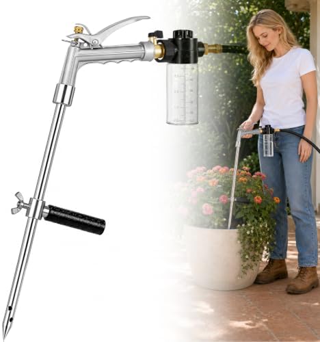 One-Piece Deep Root Watering Tool for Trees with Trigger Handle by Beseetop