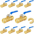 10PCS Foskan 3/4" Push Fit Ball Valves,1/4" Turn Shut-off Valves by Unknown