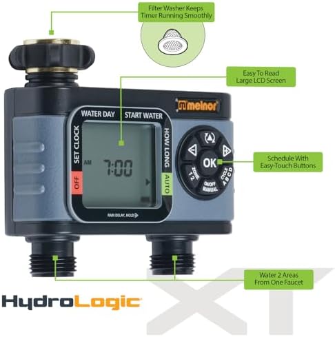 Melnor HydroLogic 2-Zone Digital Water Timer - Image 4