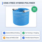 FEVONE Kink Free Garden Hose 35 ft, Heavy Duty Water Hose - Image 5
