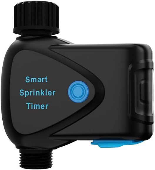 Smart WiFi Garden Hose Water Timer - 1 Outlet, Drip Irrigation System, Sprinkler Controller, No Hub Required, Manual/Timer/Quantitative Control by EACHHAHA