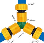 6PCS 3/4 1/2 inch Garden Hose Pipe Repair Connector Fitting Tubing Quick Connection(1I2inch-2way-6pcs(1)) - Image 5