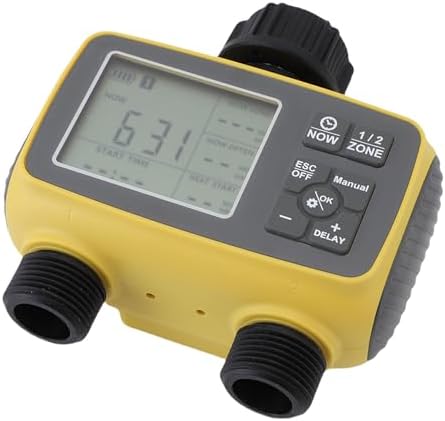 Generic Water Timer for Garden Hose, 2 Zone Programmable Water Timer Manual Watering Irrigation Controller System with Rain Delay, for Yard, Lawn, Pool - Image 5