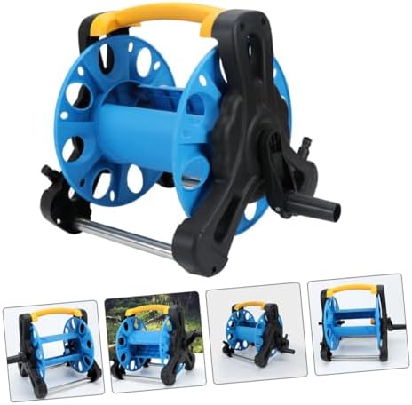 BESPORTBLE Freestanding Garden Hose Reel Storage Rack Water Hose Holder for Outdoor Use Stylish Design Organizes up Lawn and Garden - Image 3