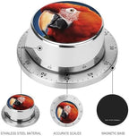 Mechanical Kitchen Timers for Cooking,Animal Mouth Printed 60 Minute Magnetic Countdown Timer,Cute Cooking Timers with Alarm,Stainless Steel Time Timer Manual No Batteries Required - Image 3