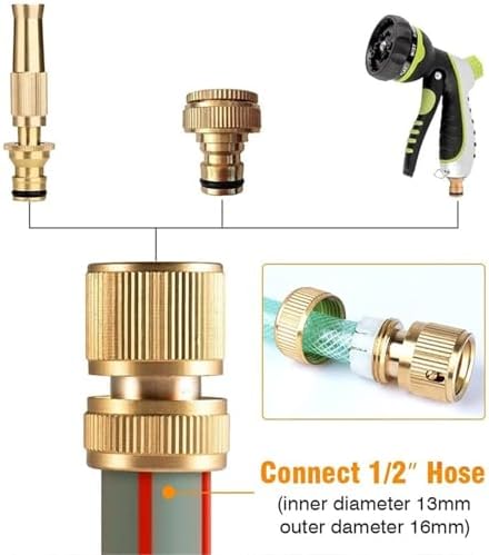 High Pressure Water Spray Gun Automatic Pistol for Garden Irrigation & Outdoor Watering System - Image 3