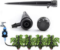 Garden Lawn Sprinkler Irrigation System 20 Pieces of Miniature Bubbler Drip Adjustable Emitter Pile Head Farmland Watering Connected to 4/7 Mm Hose IT039 by Unknown