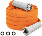 Garden Hose 100ft with Upgraded Hard Grip,Ultra-Light&Flexible Water Hose,Durable All-Weather,Made of TPU,Drinking Water Safe,Easy to Store&Coil,Kink-Free,Ideal for Camping,Car Wash,Yard,Garden,Orange by Unknown