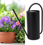 Watering Can, Indoor Metal Watering Can with Long Spout, 1500ml Large Capacity, Stainless Steel Watering Kettle for Desk Office Plants (Black) - Image 4