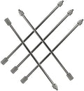 Nozzle Extension Brass Flexible Mist Mist Nozzles Extension Rod For Outdoor Misting System, 10/24 UNC Thread For Garden, Humidification, Outdoor Cooling, Dust Control, L(Size:50cm/19.6inch,Color:5PCS) by Melairy