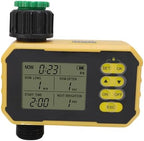 Jectse Programmable Water Timer Solar Sprinkler Timer, Automatic Watering Garden Hose Timer with Rain Sensor, Adjustable Solar Panel Type C Port by Jectse