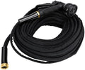 LICAEVEY 75ft Flexible Garden Hose with 10 Function Nozzle 3/4in by Unknown