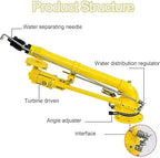 Farm Irrigation Spray Gun, 360° Adjustable Sprinkler with 6 Nozzles, Pressure Gauge, 2 Speed Settings, Large Area Watering for Lawn, Garden, Agriculture - Image 4