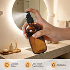 Glass Spray & Roller Bottle Set – Amber Glass Spray Bottles - Image 5