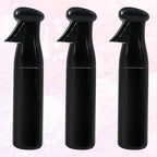 HEALLILY Hand Press Spray Bottles Big Capacity Black 3pcs ABS - Image 6