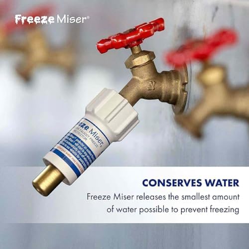 Freeze Miser Outdoor Faucet & Spigot Freeze Protection – Patented Valve Shield, Activates at Water Temperature Below 37°F/3°C – Durable Winter Cover Alternative – Quick Install, Saves Water – 1 Pack - Image 6