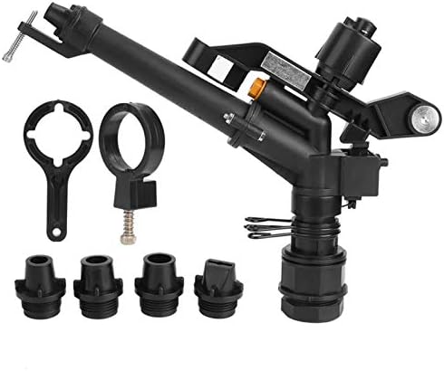 Haofy Sprinkler Head, 1.5in to 1in DN25 Female Thread Adjustable 360 Degree Rotating Rocking Arm Sprinkler Farm Irrigation - Image 2