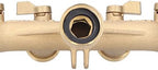 Brass Garden Hose Splitter (4 Way), Solid Connector NPT 3/4，Brass Connector Hose Spigot Adapter 4 Valves with 4 Extra Rubber Washers - Image 6
