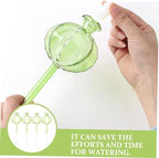 Levemolo 4pcs Plant Watering Bulb Glass Cactus Shape Automatic Hydration - Image 4