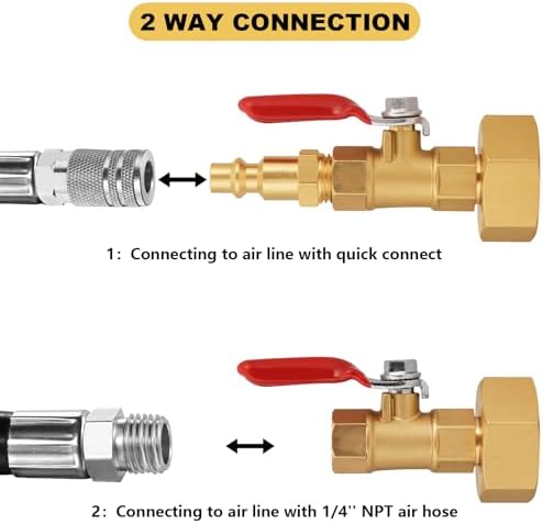 RV Winterization Blowout Adapter Kit with Shut Off Valve,blowout plug-8Pcs - Image 4