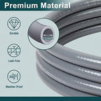 GASPRO 12 Feet 1/2" ID Natural Gas Hose, Low Pressure LPG Hose with Quick Connect, for Weber, Char-broil, Pizza Oven, Patio Heater and More (NOT 3/8”) - Image 5