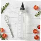 Hemoton 8pcs Oz Plastic Squeeze Bottle with Measurements, Graduated Pet Sauce Dispenser Bottle for Precise Dispensing and Reusable Use in Laboratory and Daily Storage - Image 6