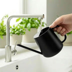 Watering Can Indoor Small for House Plant with Long Spout Stainless Steel 1000ml for Flowers Small Stainless Steel Watering Can - Image 5