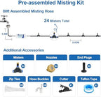 Misters for Outside Patio,80FT|24M.Outdoor Misting Cooling System - Image 4
