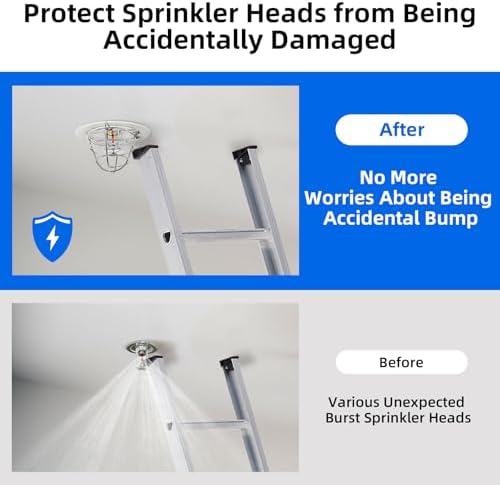 10 Pack 1/2" Fire Sprinkler Head Guard Cage Protector Cover Fire Extinguishing System Sprinkler Protective Bracket - Image 5
