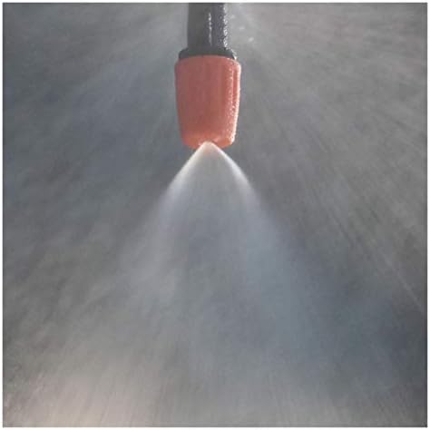Gardening Watering System Tools Orange Adjustable Spray Nozzle Micro-Flow Head Nozzle Dripper, with Barbed Tee Thread Connector 100pcs (Color : A) - Image 7