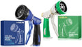 HOSUN Garden Hose Nozzle Sprayer Heavy Duty, 100% Metal Water Hose Nozzle with 8 Spray Patterns, High Pressure Hose Spray Nozzle with Non-Slip Grip for Watering Plant & Lawn, Washing Car & Pet, Green by HOSUN