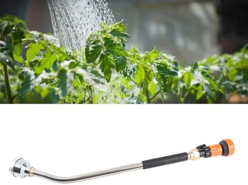 VBESTLIFE Garden Hose Watering Wand Long Nozzle Sprayer with Press Switch Control, 36-Inch Stainless Steel Aluminum, Leak Proof Washer Included for Plant Lawn Garden Car Wash (60CM) - Image 5
