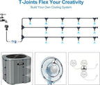 Misters for Outside Patio, Outdoor Misting Cooling System w Filter,75FT|23M - Image 4