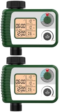 Water Timer, Sprinkler Timer Programmable with Rain Sensors Garden Hose Timers Outdoor Watering Systems Irrigation Irrigation Systems Controller - Image 5