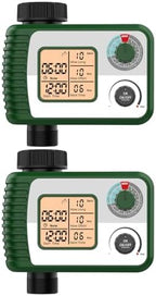 Water Timer, Sprinkler Programmable with Rain Sensors Garden Hose Timers Outdoor Watering Systems Irrigation Sprinkler Programmable with Rain Sensors Garden Hose Timers Outdoor Watering Systems - Image 5