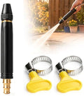 Upgrade Heavy Duty High Pressure Hose Nozzle, Adjustable Booster Home High Pressure Car Wash Water Gun with Booster Nozzle, Pressure Washer Hose Attachment for Plant Watering Lawn Car by ZSJO