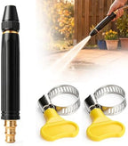 Upgrade Heavy Duty High Pressure Hose Nozzle, Adjustable Booster Home High Pressure Car Wash Water Gun with Booster Nozzle, Pressure Washer Hose Attachment for Plant Watering Lawn Car by ZSJO