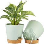 FaithLand 2 Tier Plant Stand and 2-Pack 8 Inch Self Watering Pots Bundle - Image 5
