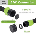 Soaker Hose 100 FT, Flat Soaker Hose for Garden, Water-Saving, 50ft 2 pack - Image 6