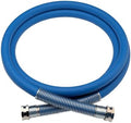 Guitrees 2026 Upgraded Leader Garden Hose 10ft x 5/8", Heavy Duty Short Water Hose, Female to Female Nickel-plated Brass Fittings, Five Layered Braiding, 1000PSI Burst, 300PSI Working (Blue) by Guitrees