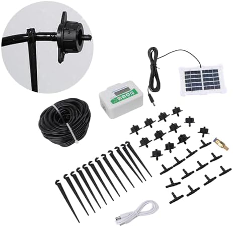 Intelligent Watering Timer, Solar Powered Garden Irrigation System, Programmable Irrigation Timer with Automatic Control, Ideal for Garden, Farmland & Lawn - Image 5