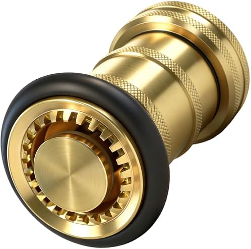 1 Inch Fire Hose Nozzle Brass NH/NST Fire Nozzle 36GPM 100PSI by SpringSpray