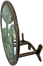 Zeckos Garden Hose Holder Mushroom 12 Inch Cast Iron Verdigris Bronze - Image 3