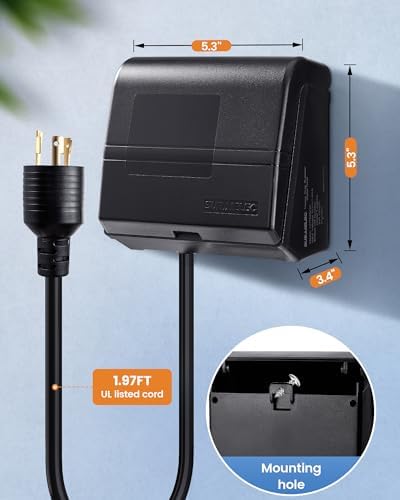 SURAIELEC Digital Pool Timer for Above Ground Pool, NEMA L5-20R Twist-Lock - Image 6