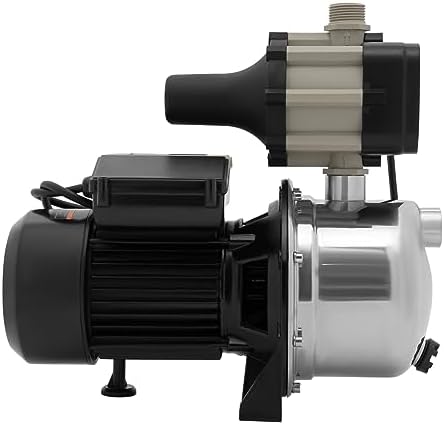 Well Pump, 1.5 HP 115V Water Transfer, Sprinkler Booster Jet Pumps with Automatic Controller for Garden Lawn Irrigation System by CURIEUYU